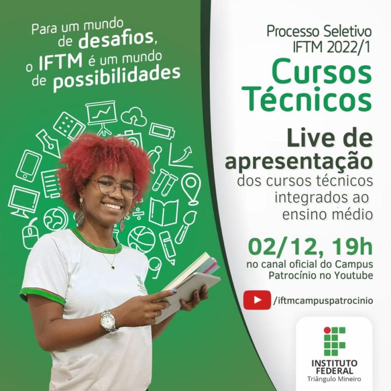 IFTM Campus Patrocínio realiza live para apresentar os cursos do